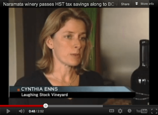 Naramata winery passes on HST tax savings along to wine consumers