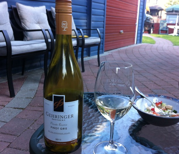 Gehringer Brothers Private Reserve Pinot Gris 2011