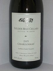 Golden Mile Cellars Chardonnay 2005